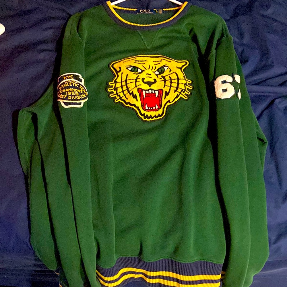 Polo Tigers Football sweat shirt size XL